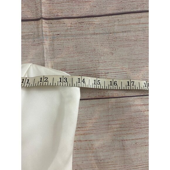 Demetrios Women's Ivory Sleeveless Ball Gown Wedding Dress - 2 - Picture 11 of 15